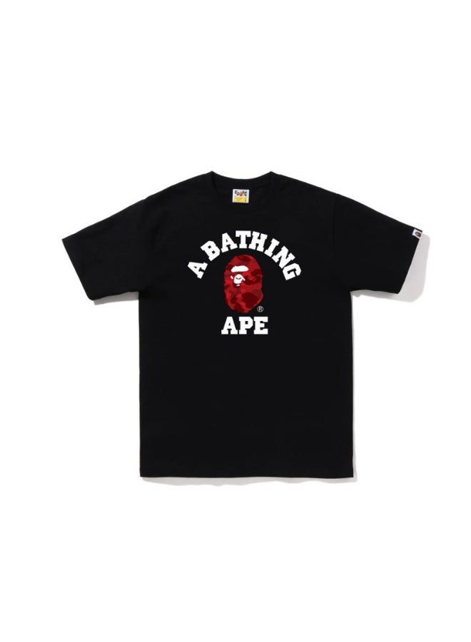 BAPE T-shirts for Both Men and Women Fashionable Clothing Breathable Cotton  - Image 1