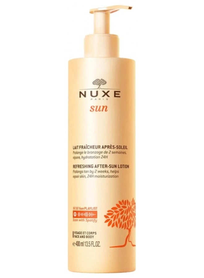 NUXE Sun Refreshing After-Sun Lotion Face and Body 400ml - Image 1