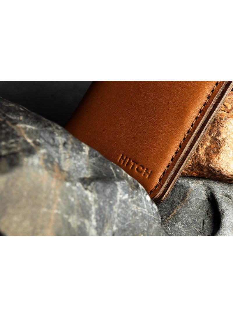 Hitch Bifold Card Wallet (Upgraded)- Handmade Natural Genuine Leather - Havan - Image 2