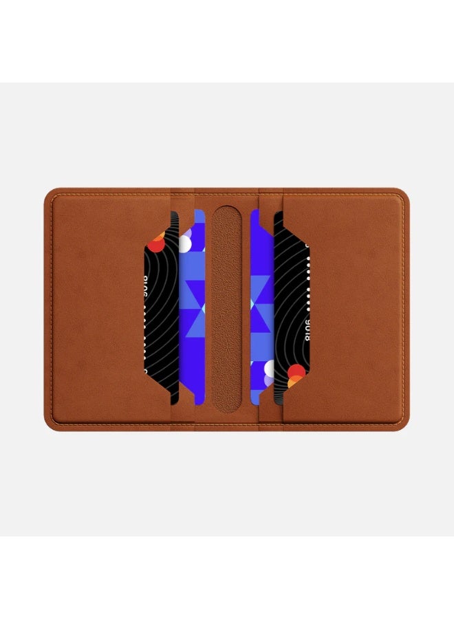 Hitch Bifold Card Wallet (Upgraded)- Handmade Natural Genuine Leather - Havan - Image 3