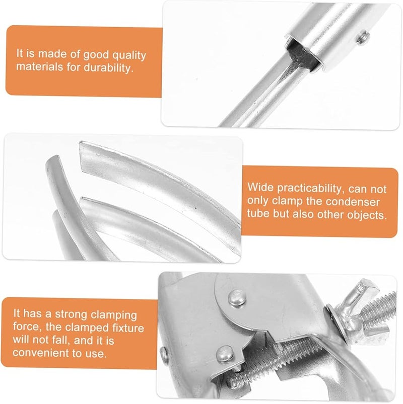 Metal Beaker Clamp Flask Holder 2pcs Lab Condenser Tube Tongs for Experiments - Image 5