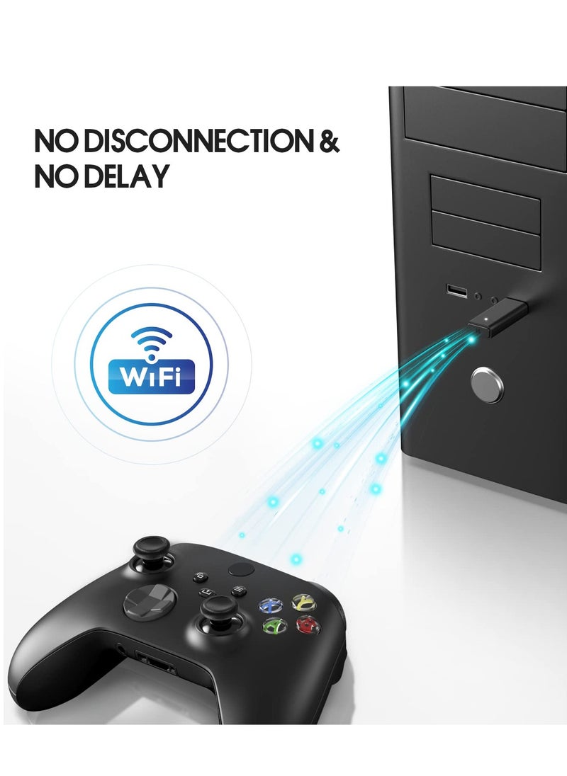 Generic Wireless Adapter for Xbox One Controller - USB Dongle Compatible with PC, Laptops, Tablets, Windows 7/8/8.1/10/11, Works with Xbox One, One S, One X, Elite 1 & Elite 2 Controllers.  - Image 5