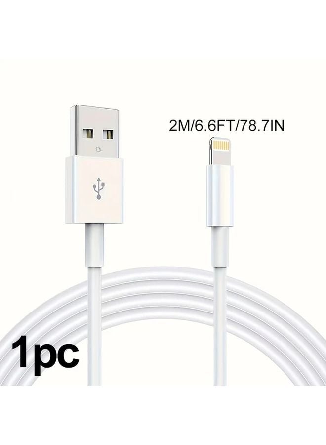 كابل البرق 6 6 قدم الشحن السريع يو إس بي أيه لآيفون 13 12 11 برو ماكس XR XS 8 7 - Image 1