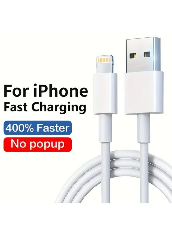 كابل البرق 6 6 قدم الشحن السريع يو إس بي أيه لآيفون 13 12 11 برو ماكس XR XS 8 7 - Image 2