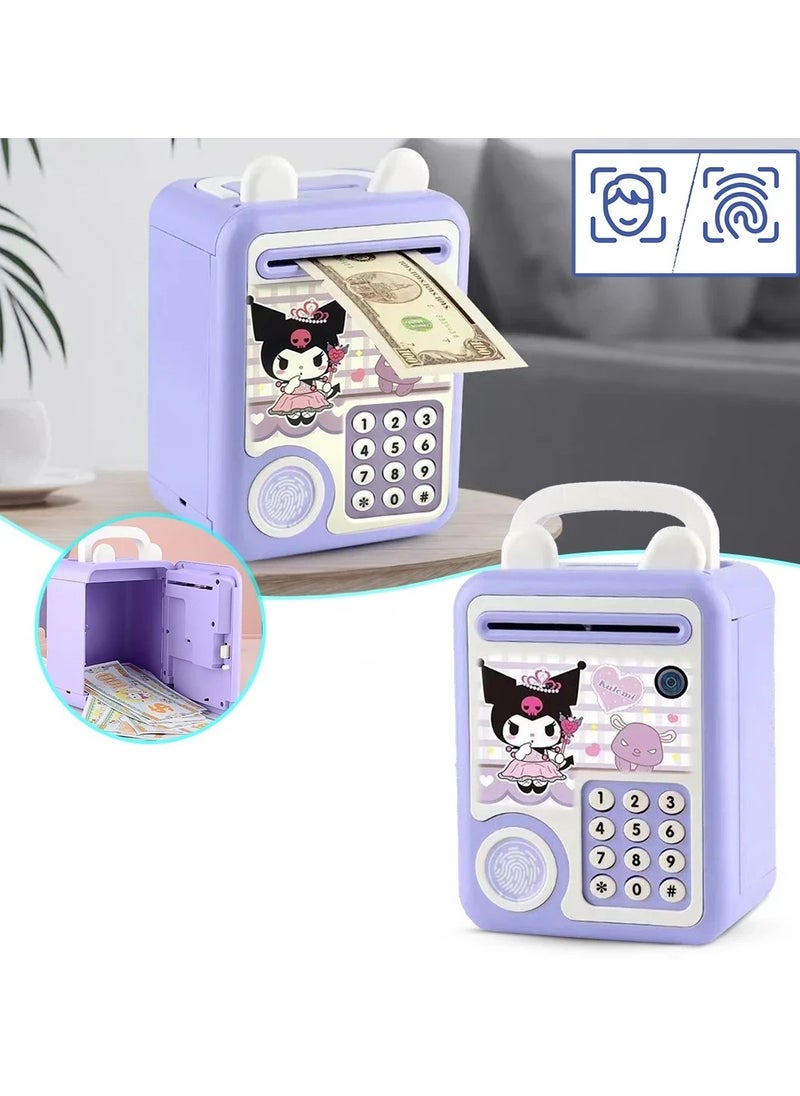 General Cartoon Sanrio Culomi Piggy Bank Password Fingerprint Kids Birthday Gift Accessible Boys Girls Piggy Bank  - Image 1
