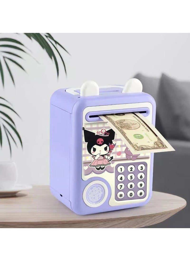 General Cartoon Sanrio Culomi Piggy Bank Password Fingerprint Kids Birthday Gift Accessible Boys Girls Piggy Bank  - Image 3