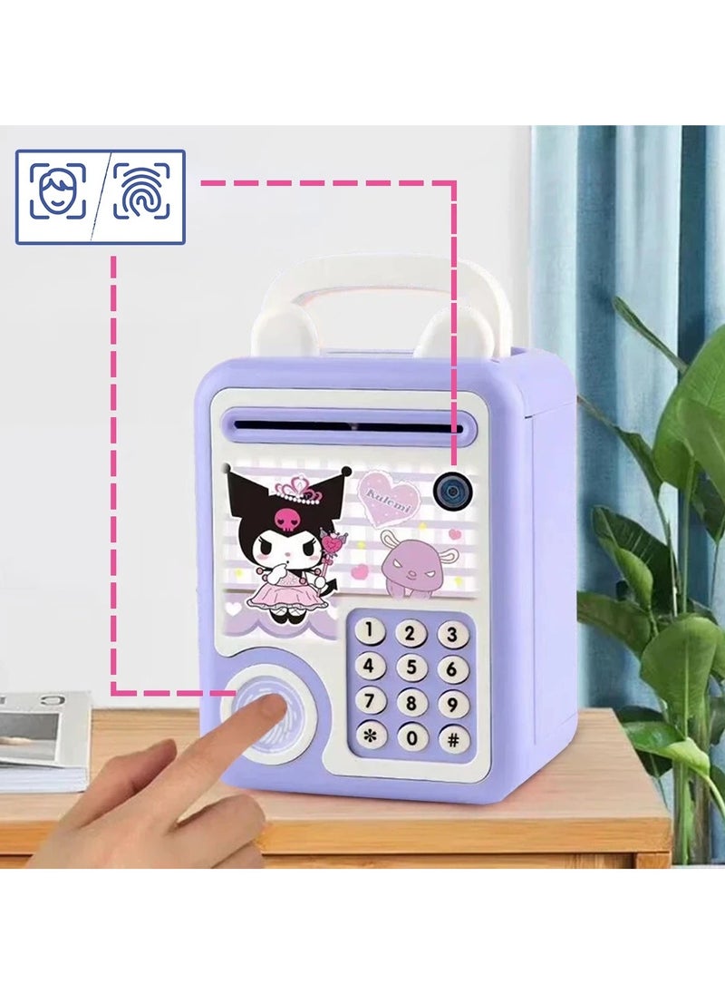 General Cartoon Sanrio Culomi Piggy Bank Password Fingerprint Kids Birthday Gift Accessible Boys Girls Piggy Bank  - Image 4