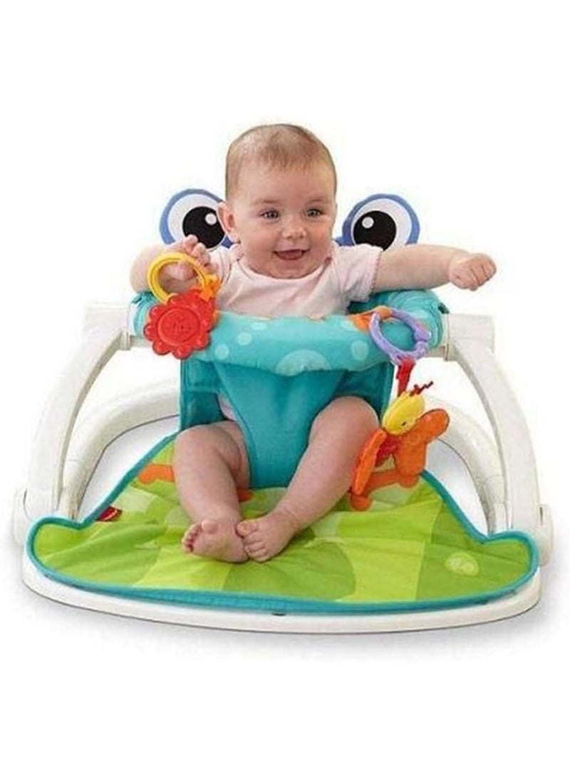Tiibaby Frog-Themed Baby Support Seat with Toys 0-18 Months - Image 1