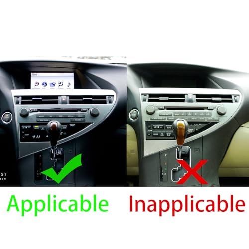 NVCNX Real Premium Carbon Fiber for Lexus RX350 RX450h Accessories 20102012 2011 Car Dash Board Dashboard Infotainment System CD Radio Panel Cover Interior Trim Thick Overlay Sticker Decal 8PCs - Image 3