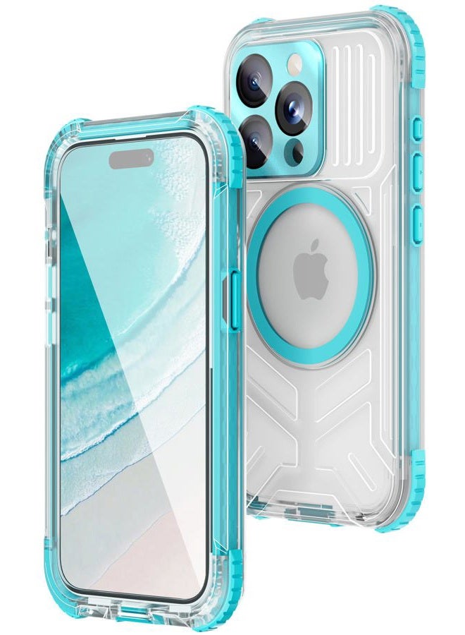 WIFORT iPhone 15 Pro Waterproof Case, 360 Full Body Shockproof Dustproof Protection Built-in Screen, IP68 Underwater, 15ft, Military Dropproof, - Image 1
