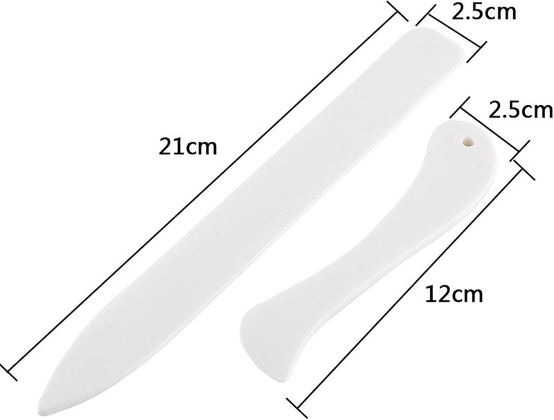 HURRISE [2024 Upgraded Version 2-Piece Folder and Crease Tool, Ideal for Handheld Crafts, Greeting Card Making, and Bookbinding. Lightweight and, It Perfectly Folds Every Card. - Image 2
