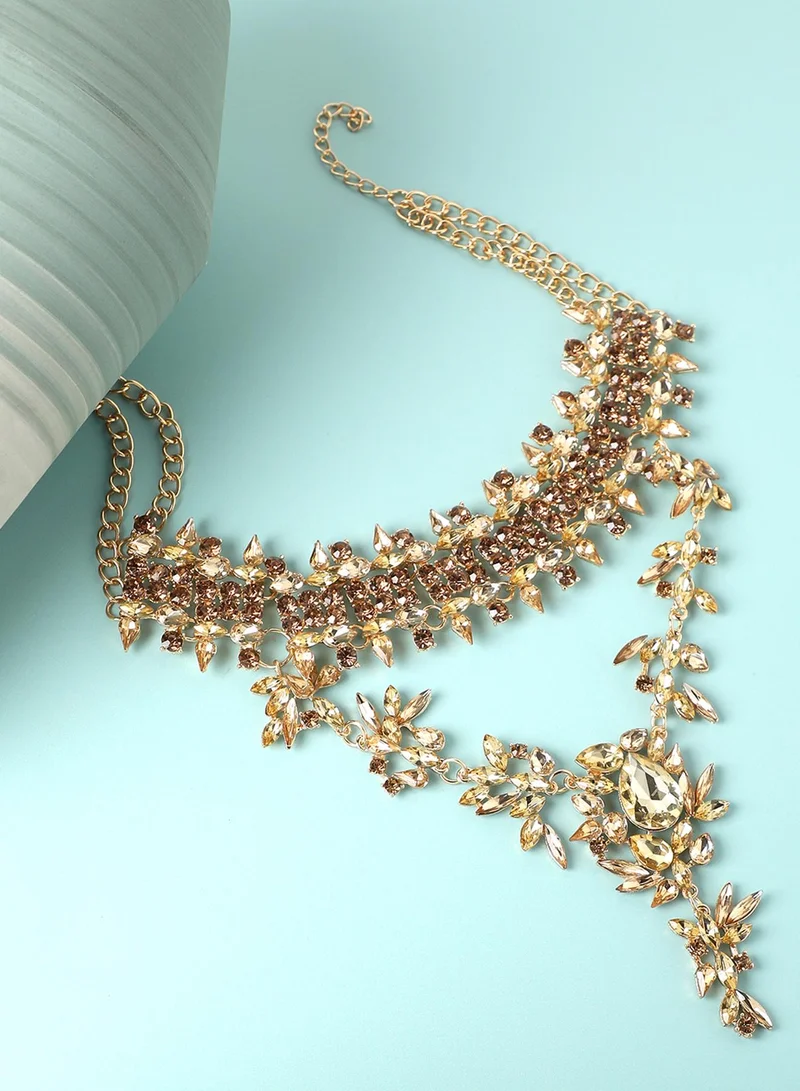 SOHI Party Statement Artificial Necklace Jewellery