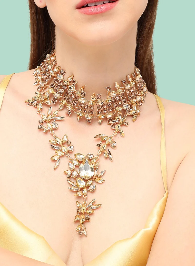 SOHI Party Statement Artificial Necklace Jewellery