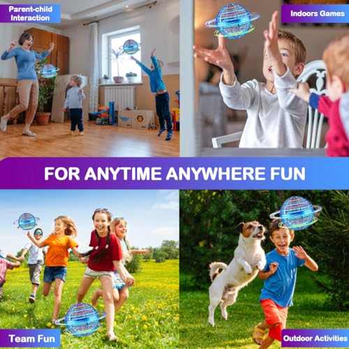 Taikcsut 2025 Upgraded Flying Orb Ball Toy Hover Boomerang Ball Spinner Mini Drone Magic Floating Galactic Fly Spinning Orb for for Boys Girls and 612 Age Kids - Image 5