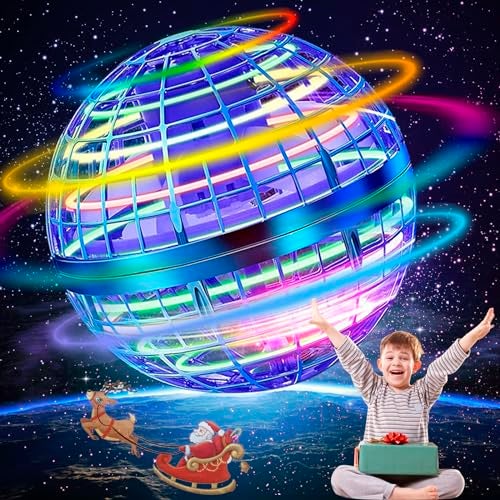 Taikcsut 2025 Upgraded Flying Orb Ball Toy Hover Boomerang Ball Spinner Mini Drone Magic Floating Galactic Fly Spinning Orb for for Boys Girls and 612 Age Kids - Image 1