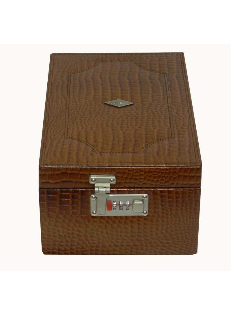 LAVERI LEATHER Laveri Jewellery Box Ring Necklace Earring Bracelet Storage Box Leather Multifunction Jewelry Organizer Box  - Image 2