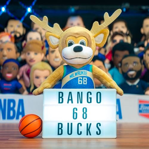 Bleacher Creatures Milwaukee Bucks Bango 10 NBA Mascot Plush Figure A Mascot for Play Or Display - Image 5