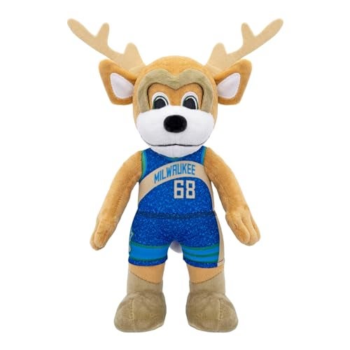 Bleacher Creatures Milwaukee Bucks Bango 10 NBA Mascot Plush Figure A Mascot for Play Or Display - Image 1