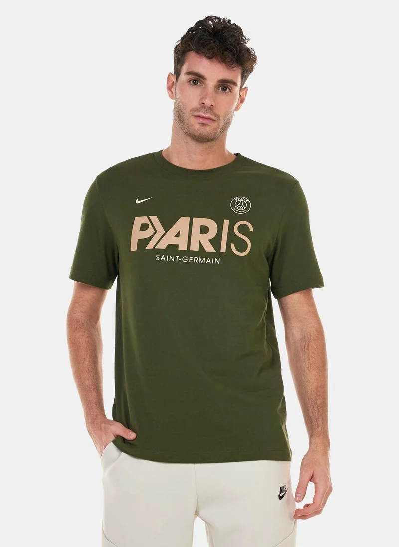 نايكي Men's Paris Saint-Germain T-Shirt