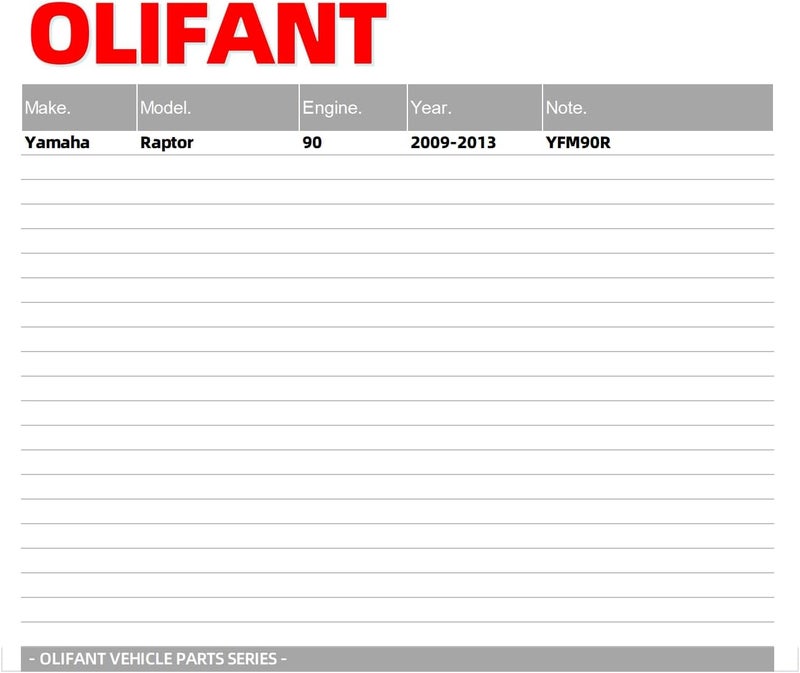 OLIFANT Starter Motor for Yamaha Raptor 90 - Image 2