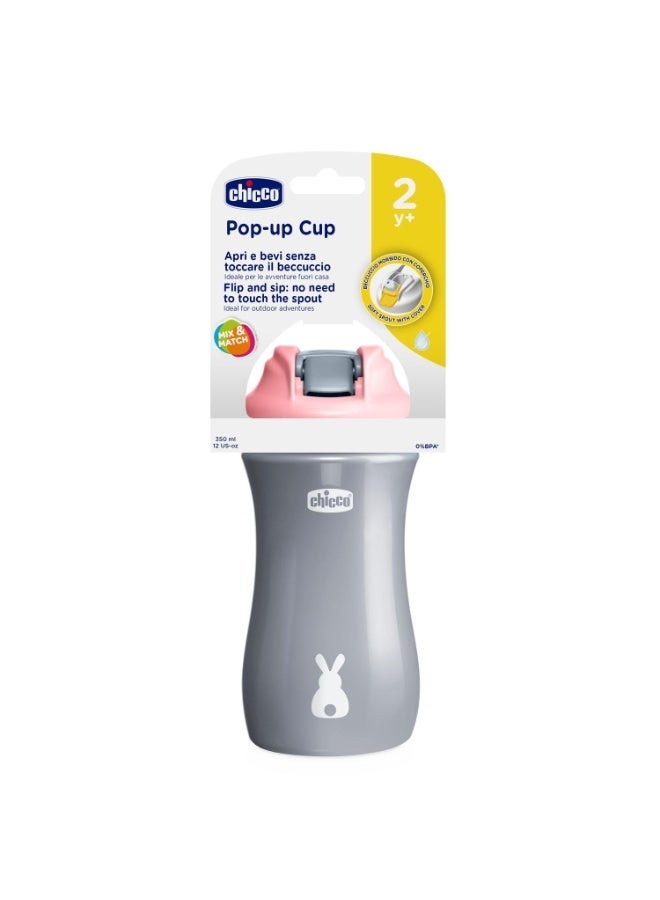 Chicco Kids Pop Up Cup Pink 2Y+ - Image 3