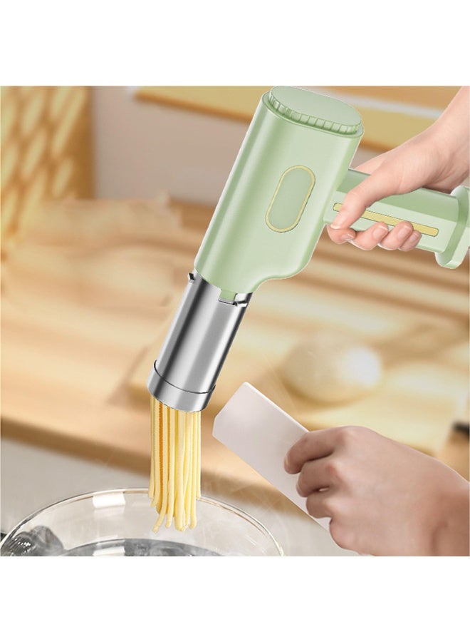 WALALLA Electric Pasta Maker, Portable Noodle Maker with 2600mAh Battery, 5 Pasta Moulds, 3 Sausage Heads, Spatula and Measuring Cup, Automatic Noodle Maker for Spaghetti Lasagna - Image 2