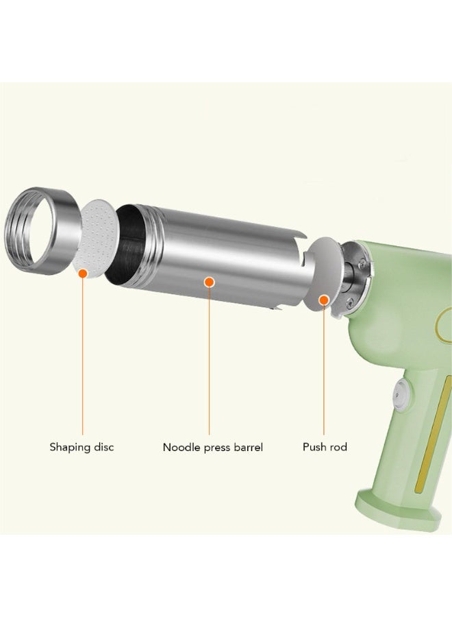 WALALLA Electric Pasta Maker, Portable Noodle Maker with 2600mAh Battery, 5 Pasta Moulds, 3 Sausage Heads, Spatula and Measuring Cup, Automatic Noodle Maker for Spaghetti Lasagna - Image 5
