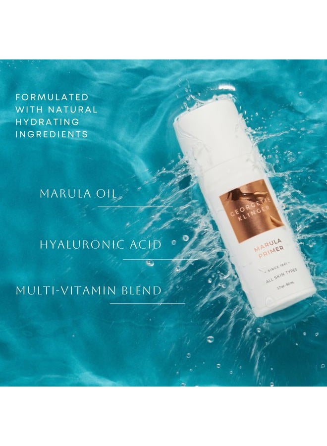 GEORGETTE KLINGER Marula Primer - Vitamin-Rich Hydrating & Gentle Moisturizer, Lightweight Instant Pore Minimizer, Long-Lasting Makeup Base, Smooth Application, Unclogs Pores & Fills Lines -1.7 oz by Georgette Klinger - Image 5