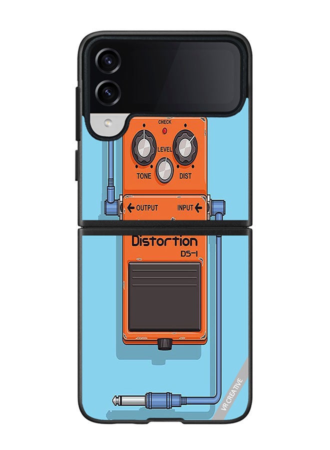 VR CREATIVE Protective Case Cover For Samsung Galaxy Z Flip4 Ds1 Boss Pedal Effect For Guitar_ Design Multicolour - Image 1