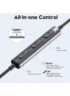 Concretization USB C Headphones for Samsung Galaxy S24 S23 Ultra S22 S21 FE S20 A54 A53 USB C Earphones with Mic Volume Control Wired Earbuds USB Type C Headphones for iPhone 16 15 Pro Max Plus iPad Pro Pixel 8 7 6a  - Image 4