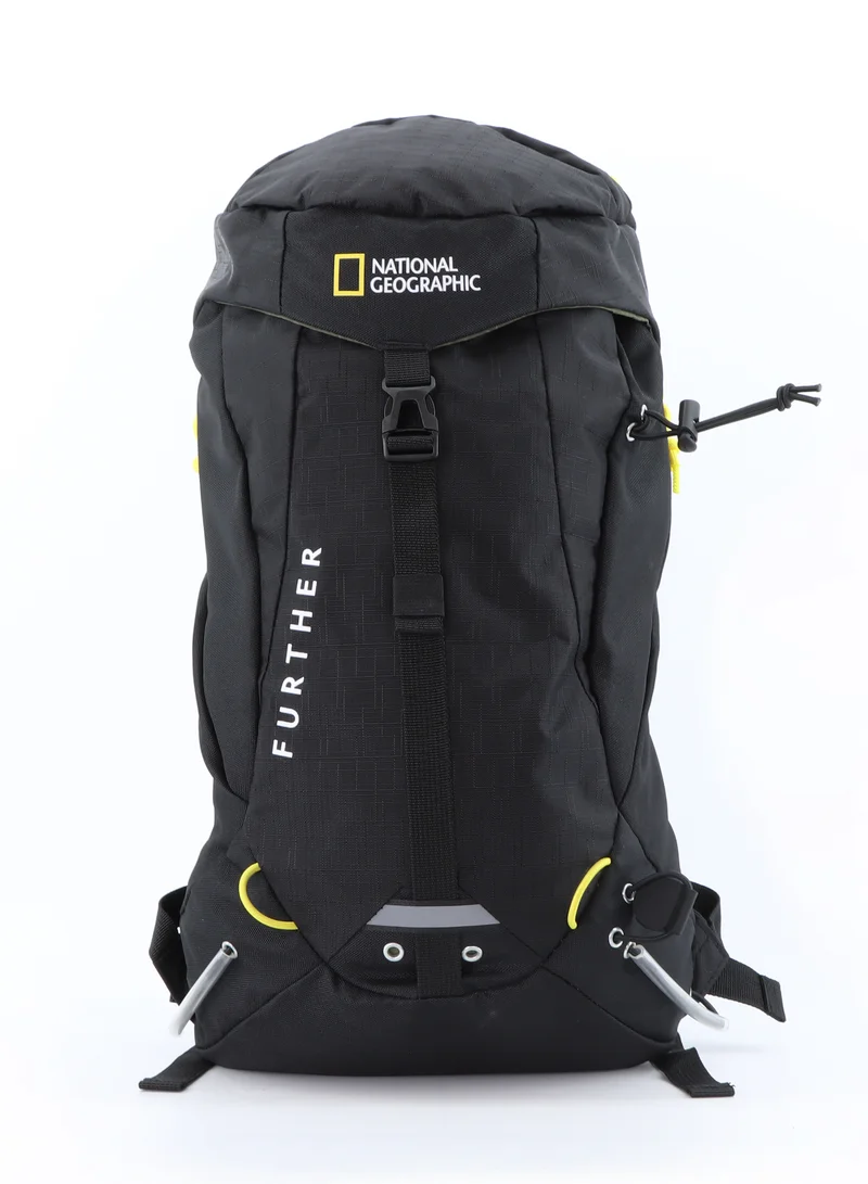 NATIONAL GEOGRAPHIC National Geographic DESTINATION Backpack Black, Durable Water Resistant Polyester Lightweight Bag For Men Women Trekking Hiking Camping Outdoor Travel 15L