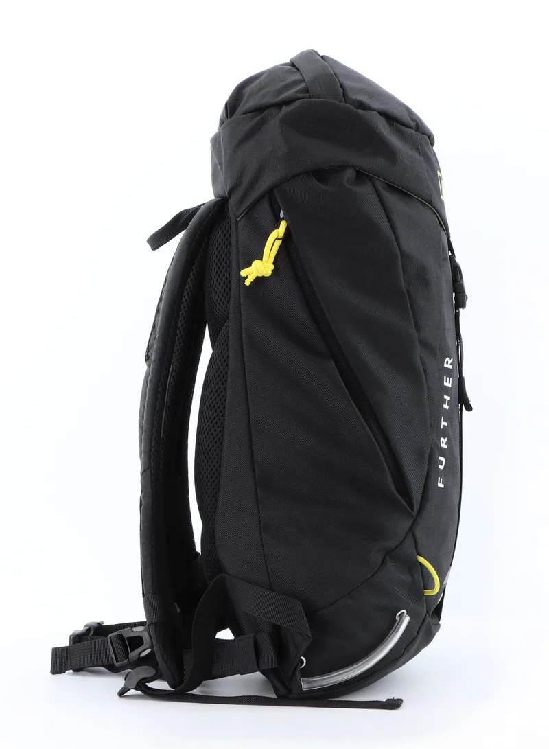 NATIONAL GEOGRAPHIC National Geographic DESTINATION Backpack Black, Durable Water Resistant Polyester Lightweight Bag For Men Women Trekking Hiking Camping Outdoor Travel 15L