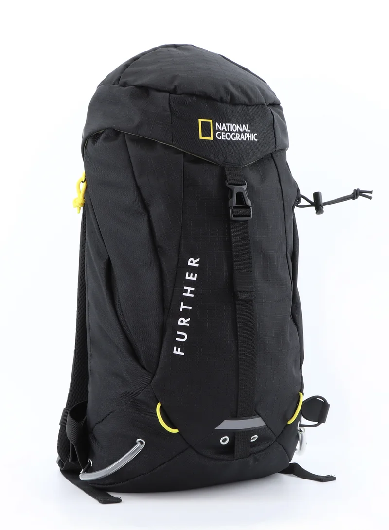 NATIONAL GEOGRAPHIC National Geographic DESTINATION Backpack Black, Durable Water Resistant Polyester Lightweight Bag For Men Women Trekking Hiking Camping Outdoor Travel 15L