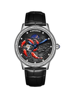 KIMSDUN Hollow automatic mechanical watch moon phase watch men's waterproof watch  - Image 1
