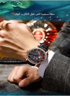 KIMSDUN Hollow automatic mechanical watch moon phase watch men's waterproof watch  - Image 4