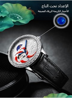 KIMSDUN Hollow automatic mechanical watch moon phase watch men's waterproof watch  - Image 5