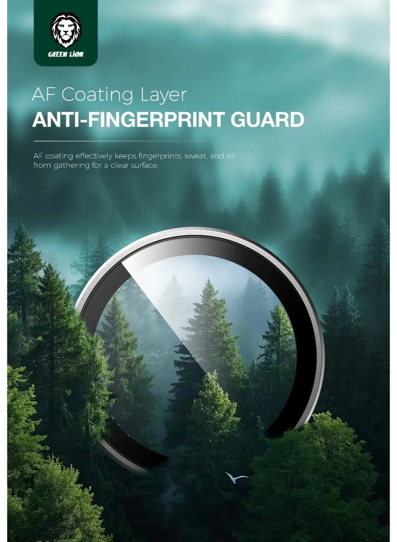 جرين ليون واقي عدسة الكاميرا الكلاسيكي لهاتف Samsung Galaxy Z Flip 7 / حماية ضد الخدش / حماية ضد بصمات الأصابع / شفافية عالية / صلابة 9H - رمادي - Image 4