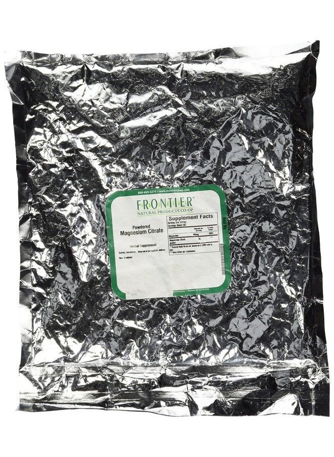 Frontier Co-op - Magnesium Citrate Powder  1 Lb Bulk Bag - Image 1