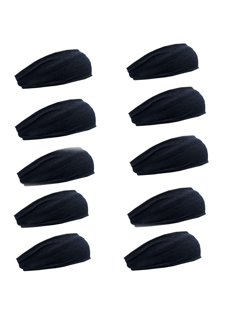 Y&D 10 Piece Sports Sweat Absorbent Running Fitness Headband  - Image 1