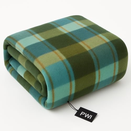 PWI Supersoft AC Blanket for Single Bed – Lightweight Fleece Blanket 60x90 Inches | Skin-Friendly, All-Season, Travel-Friendly, Ideal for AC Rooms & Mild Winters-Green - Image 1