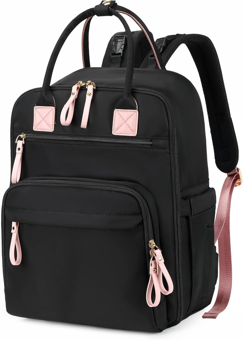 LORADI 18-Pockets Diaper Bag Backpack - Image 1