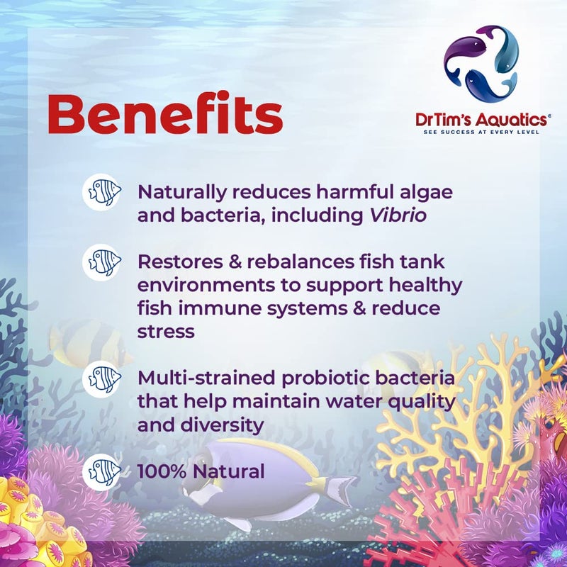 DrTim's Aquatics Eco-Balance for Reef Aquariums – Multi-Strained, Supportive Probiotic Bacteria to Maintain a Balanced Fish Tank Environment-16 oz. - Image 3