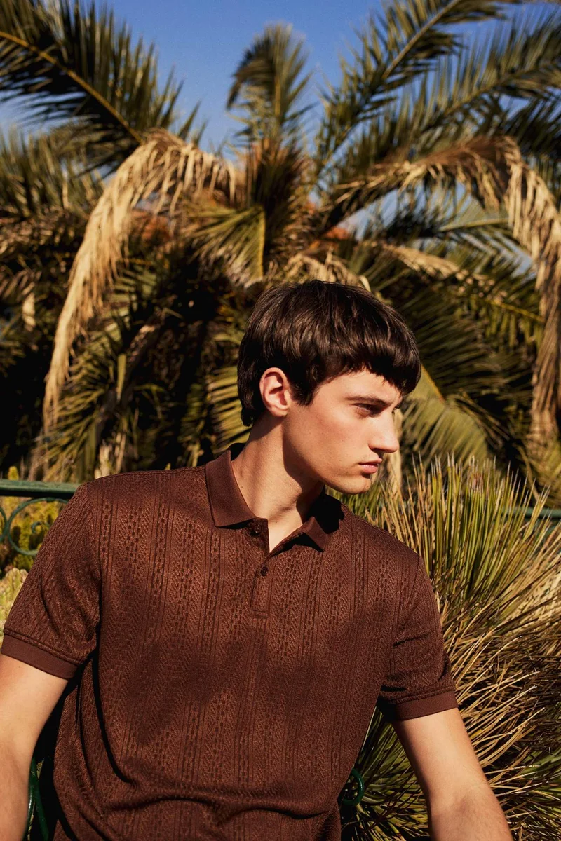 Defacto Regular Fit Short Sleeve Knitted Polo Shirt