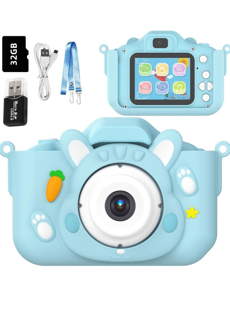 Lecran Kids Camera With 32GB SD Card, Compact Small Camera for Kids Boys Girls - Image 1