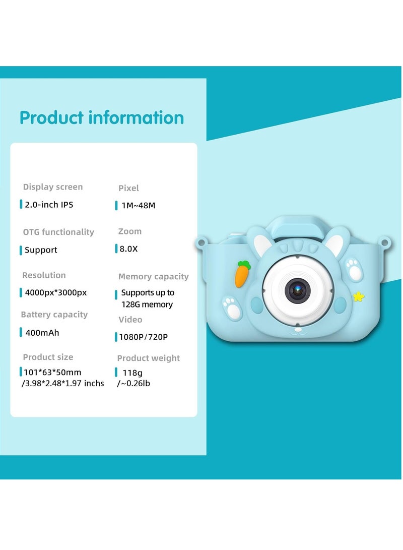Lecran Kids Camera With 32GB SD Card, Compact Small Camera for Kids Boys Girls - Image 2