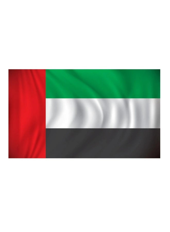Spoil Your Wall Uae National Day Flag Outdoor Indoor – Fade Resistant Polyester Multicolour Size 150 x 300cm - Image 2