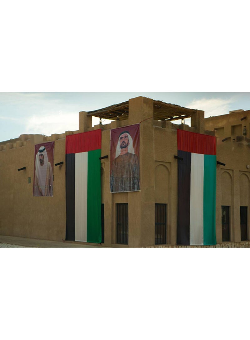 Spoil Your Wall Uae National Day Flag Outdoor Indoor – Fade Resistant Polyester Multicolour Size 150 x 300cm - Image 4