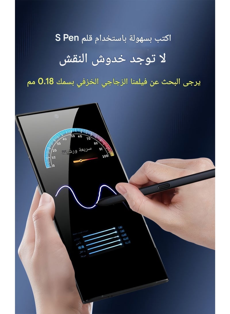 سامسونج غالاكسي S25 الغبار الخالي من التثبيت حامي الشاشة رقيقة جدا 0.18mm العرق مقاومة للزجاج المقوى البصمة بالموجات فوق الصوتية فتح متوافق، حالة صديقة - Image 4