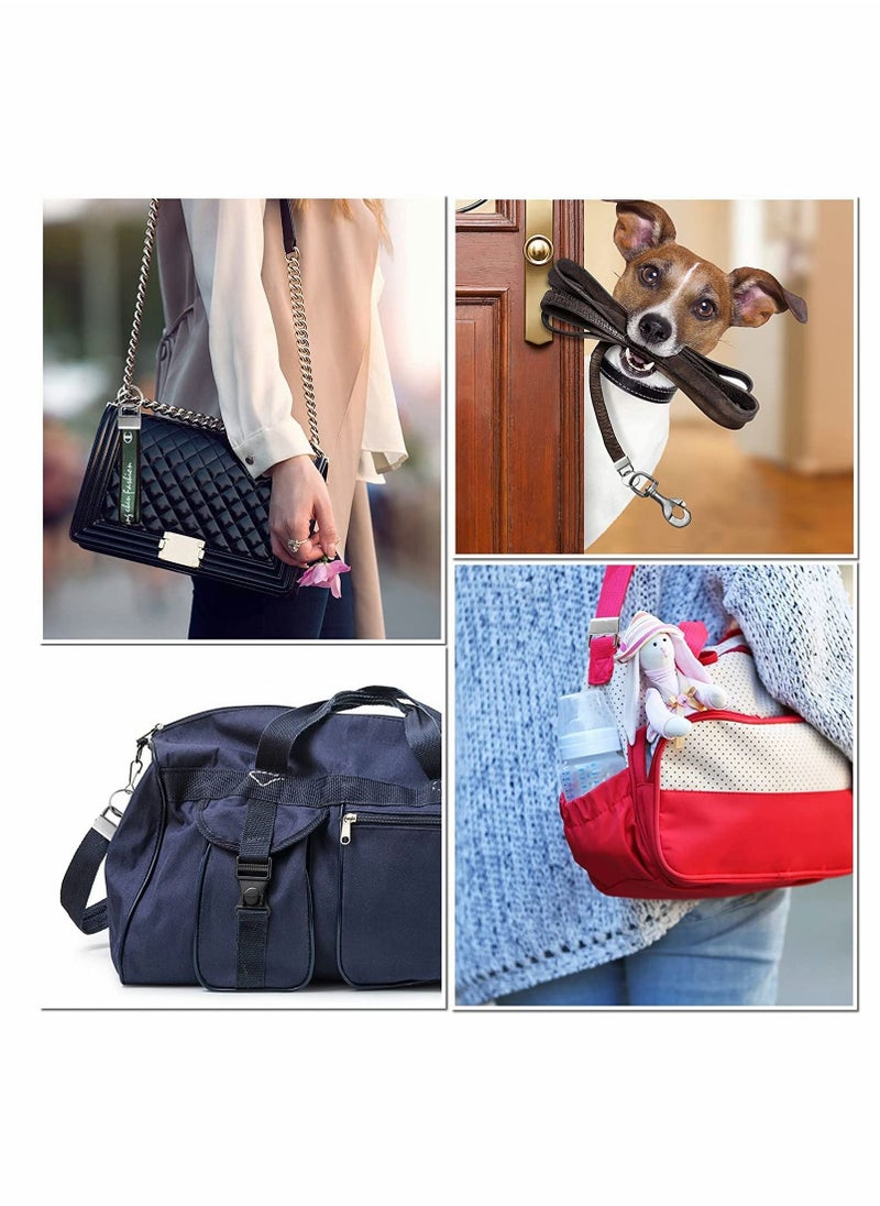 Y&D - 100 Pcs Key Fob Hardware with Rings, Keychain Wristlet for Bag Wristlets Fabric/Ribbon/Webbing/Embossed and Other Hand Craf - Image 1