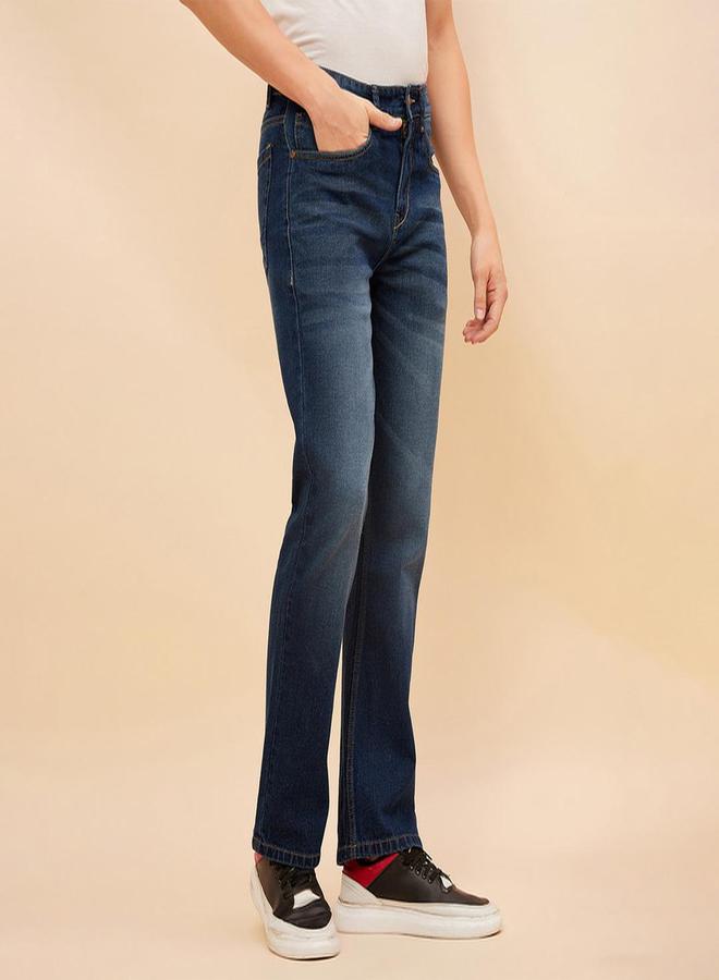 هاي ستار جينز بقصة عادية وخصر متوسط من ستايلي - Image 2